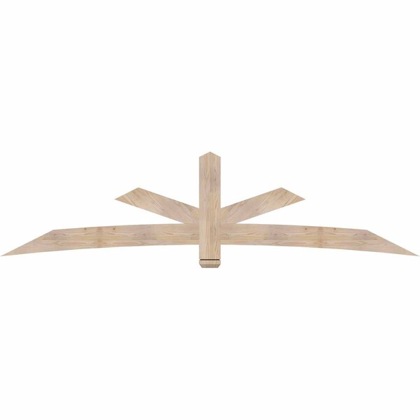Ekena Millwork Alberta Smooth Timber Gable Bracket, Douglas Fir, 108"W x 27"H x 1 1/2"D x 5 1/2"F, 6/12 Pitch GBW108X27X0206ALB00SDF - main